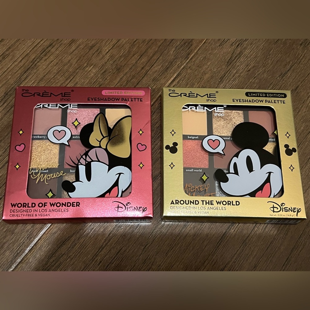 The Crème Shop x Disney Mickey & Minnie Mouse Eyeshadow Palettes